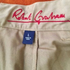 ROBERT GRAHAM MEN'S CACKY SHECKTER PANTS (L) New*